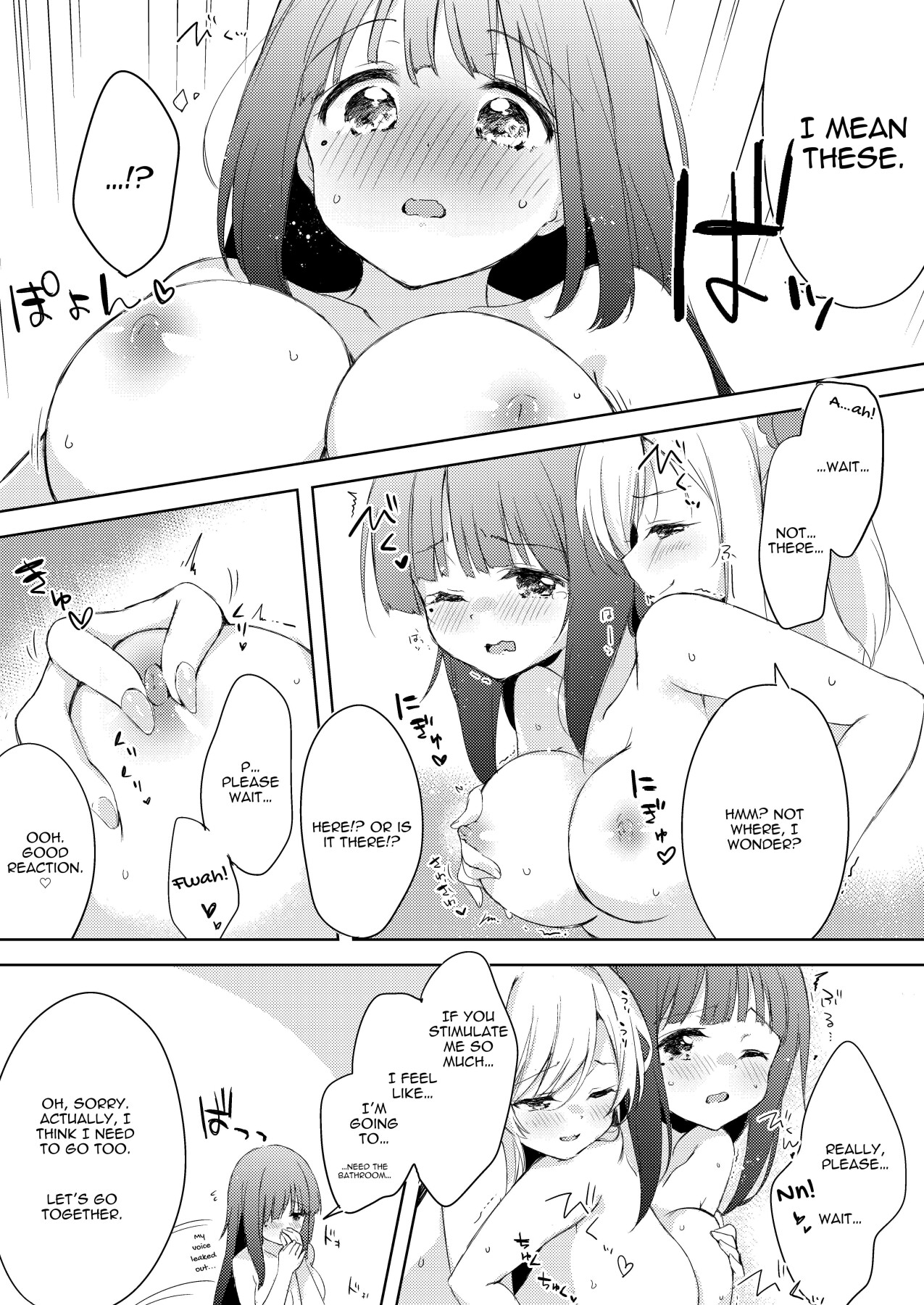 Hentai Manga Comic-Titititititty Breasty Lesbian Joint Publication-Read-77